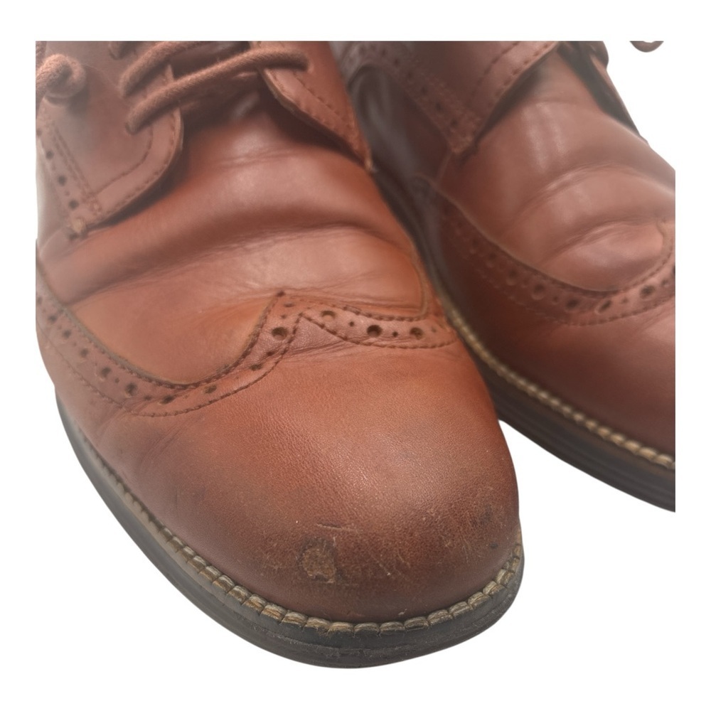 Cole Haan OriginalGrand Wingtip Oxford Shoes – Men’s Size 11M – Tan Leather - Picture 5 of 7